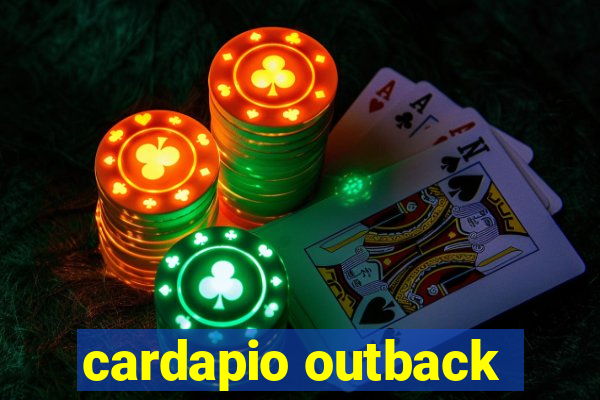 cardapio outback